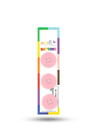 Sewing Buttons – 32L (20mm / 0.79 inches) with 4 Holes – Perfect for Coats, Blazers & Home Decor, 12-Pack