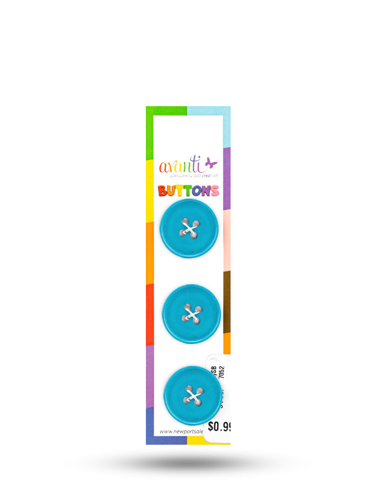 Sewing Buttons – 32L (20mm / 0.79 inches) with 4 Holes – Perfect for Coats, Blazers & Home Decor, 12-Pack