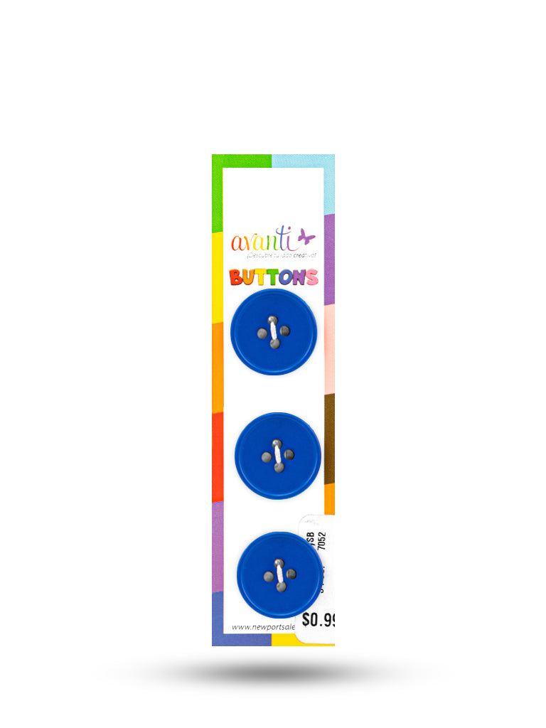 Sewing Buttons – 32L (20mm / 0.79 inches) with 4 Holes – Perfect for Coats, Blazers & Home Decor, 12-Pack