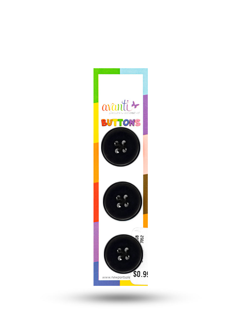 Sewing Buttons – 32L (20mm / 0.79 inches) with 4 Holes – Perfect for Coats, Blazers & Home Decor, 12-Pack