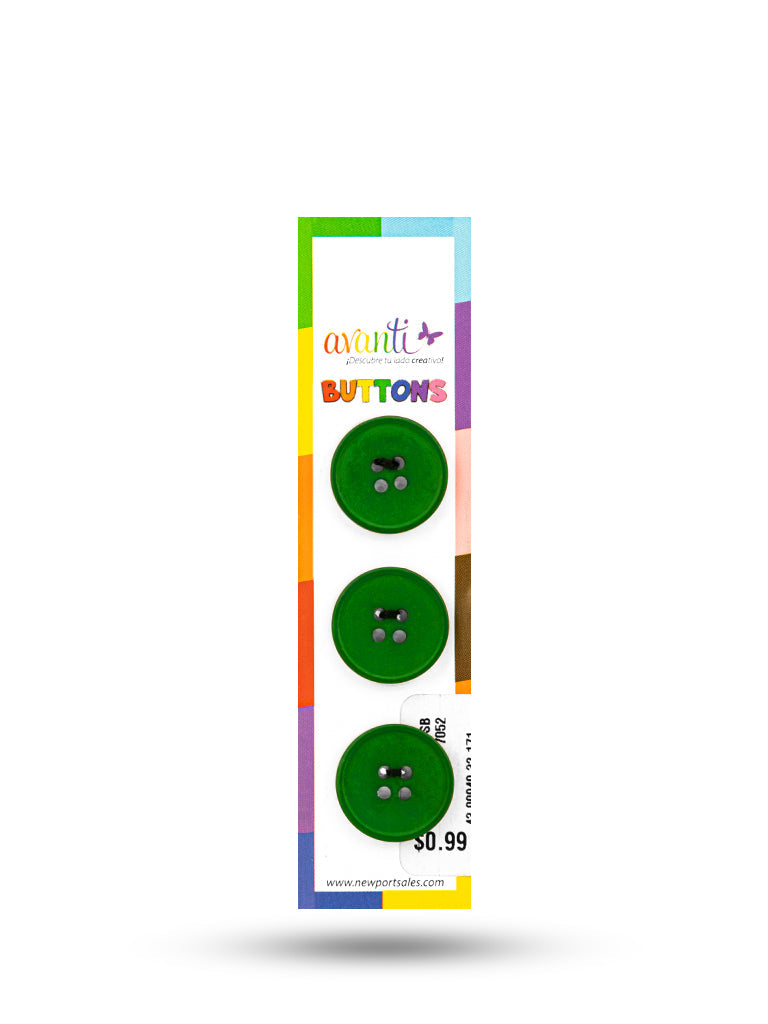 Sewing Buttons – 32L (20mm / 0.79 inches) with 4 Holes – Perfect for Coats, Blazers & Home Decor, 12-Pack