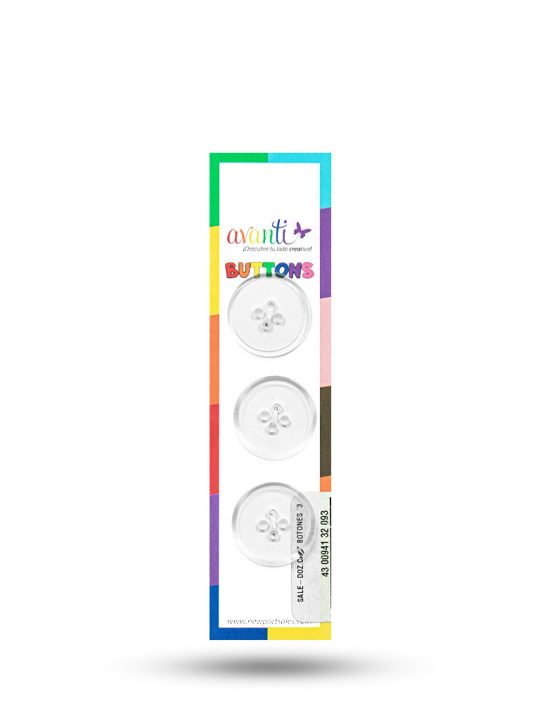 Sewing Buttons – 32L (20mm / 0.79 inches) with 4 Holes – Perfect for Coats, Blazers & Home Decor, 12-Pack