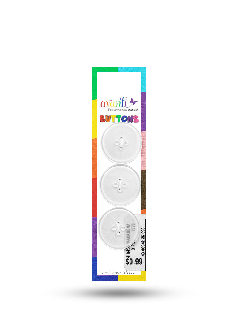 Sewing Buttons – 36L (23mm / 0.9 inches) with 4 Holes – Perfect for Heavy Coats, Blazers & Upholstery, 12-Pack