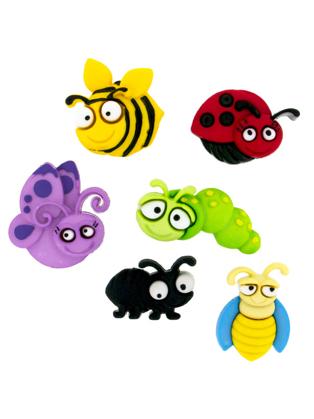 Dress it Up! Buttons - Bug Eyed, 3-Pack