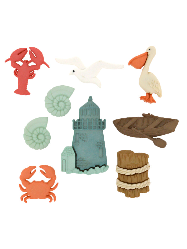 Dress It Up Embellishments - Ocean View, 3-Pack