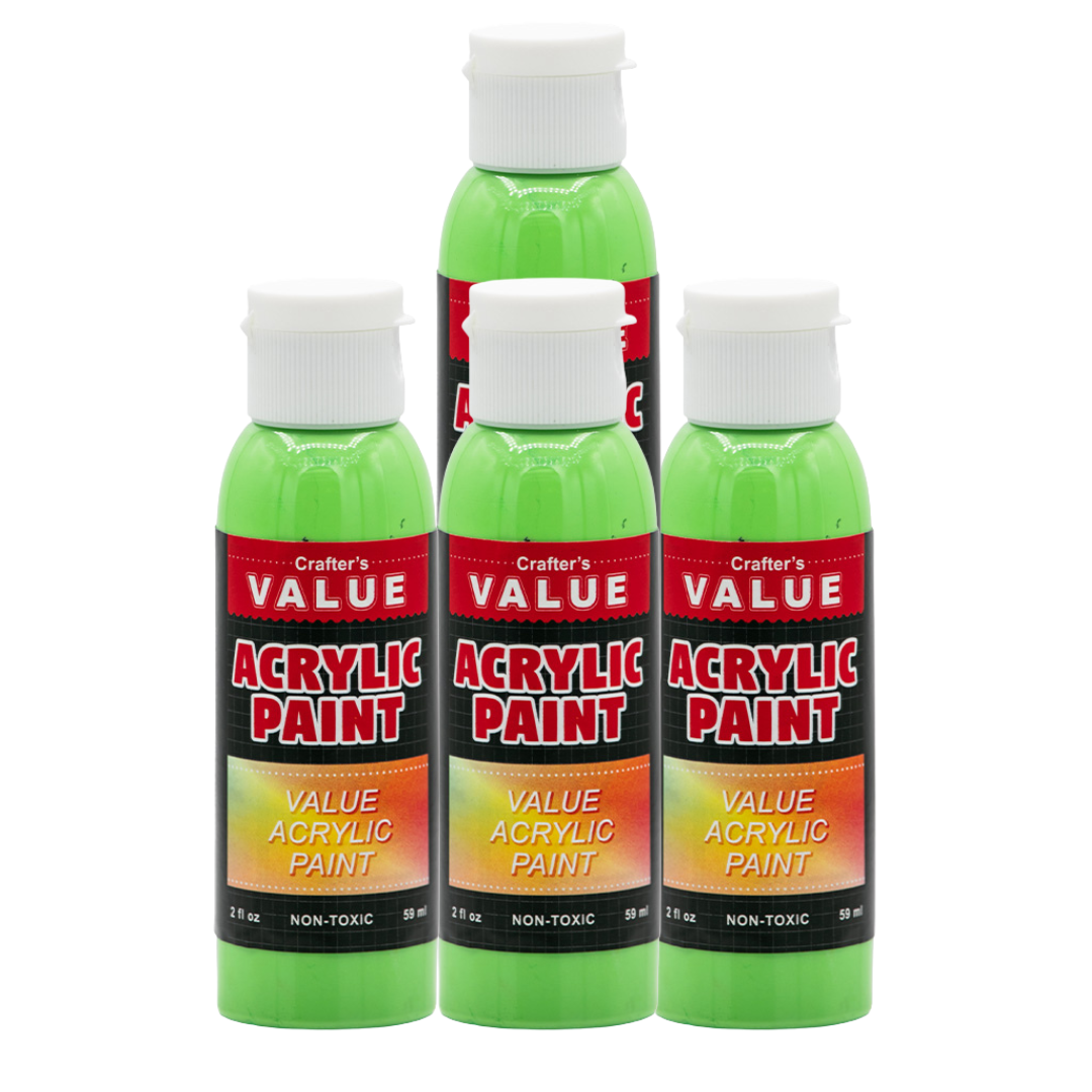 Value Paint by Painters by Heart – 2 fl oz (59 ml) Acrylic Paint – Standard Colors (Single or 4 Pack)