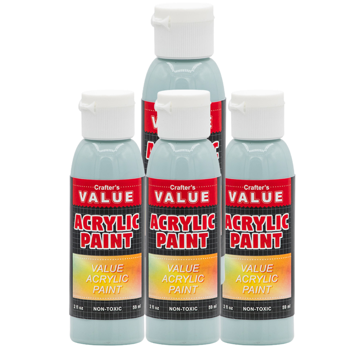 Value Paint by Painters by Heart – 2 fl oz (59 ml) Acrylic Paint – Standard Colors (Single or 4 Pack)