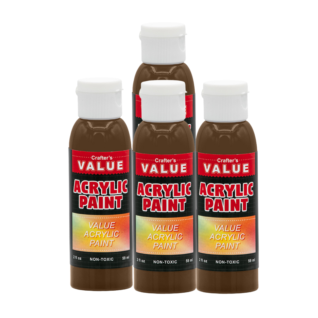 Value Paint by Painters by Heart – 2 fl oz (59 ml) Acrylic Paint – Standard Colors (Single or 4 Pack)