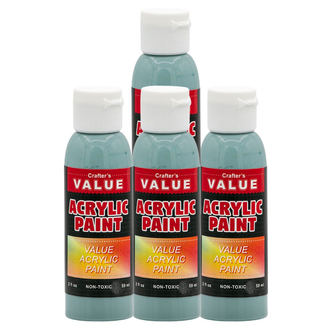 Value Paint by Painters by Heart – 2 fl oz (59 ml) Acrylic Paint – Standard Colors (Single or 4 Pack)