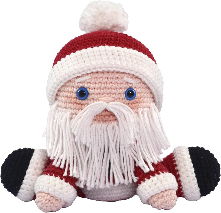 CIRCULO Amigurumi Kit Christmas Collection - Santa Claus, Clear Easy to Follow Instructions - Intermediate Level - 1 Crochet Kit