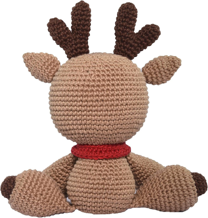 CIRCULO Amigurumi Kit Christmas Collection -Rudolph - All Materials Included, Clear Easy to Follow Instructions - Intermediate Level