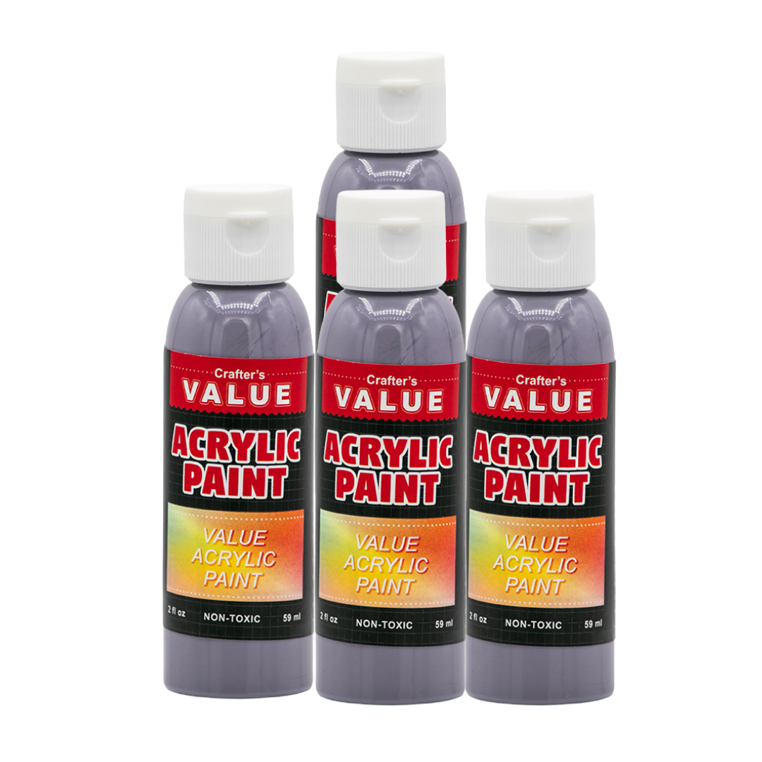 Value Paint by Painters by Heart – 2 fl oz (59 ml) Acrylic Paint – Standard Colors (Single or 4 Pack)