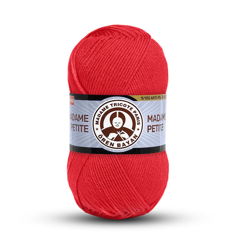 Madame Tricote Paris, Madame Petite Anti Pilling Hand Knitting Yarn, 100g, 100% Acrylic, 273 Yards, 5-Pack