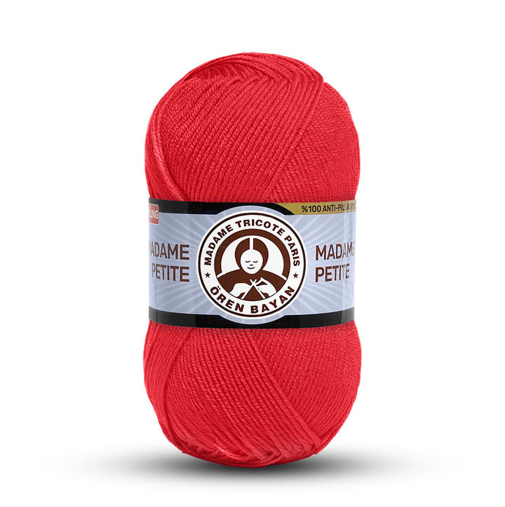 Madame Tricote Paris, Madame Petite Anti Pilling Hand Knitting Yarn, 100g, 100% Acrylic, 273 Yards, 5-Pack