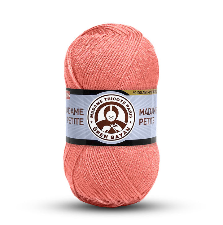Madame Tricote Paris, Madame Petite Anti Pilling Hand Knitting Yarn, 100g, 100% Acrylic, 273 Yards, 5-Pack