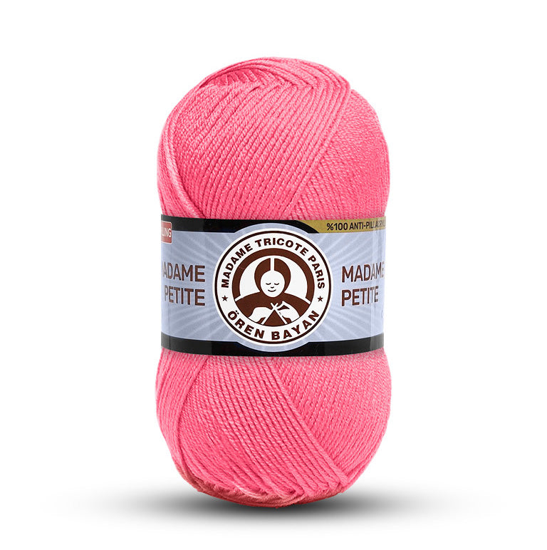 Madame Tricote Paris, Madame Petite Anti Pilling Hand Knitting Yarn, 100g, 100% Acrylic, 273 Yards, 5-Pack
