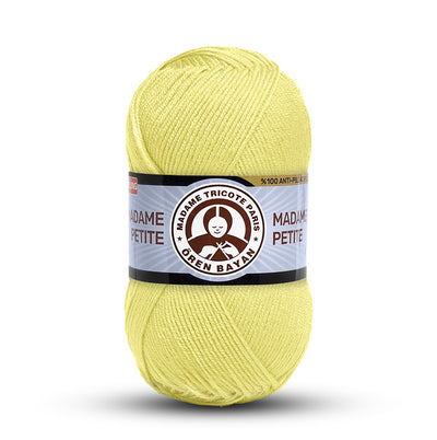Madame Tricote Paris, Madame Petite Anti Pilling Hand Knitting Yarn, 100g, 100% Acrylic, 273 Yards, 5-Pack