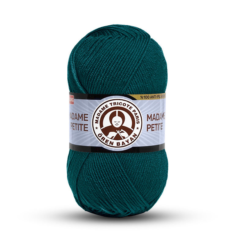 Madame Tricote Paris, Madame Petite Anti Pilling Hand Knitting Yarn, 100g, 100% Acrylic, 273 Yards, 5-Pack