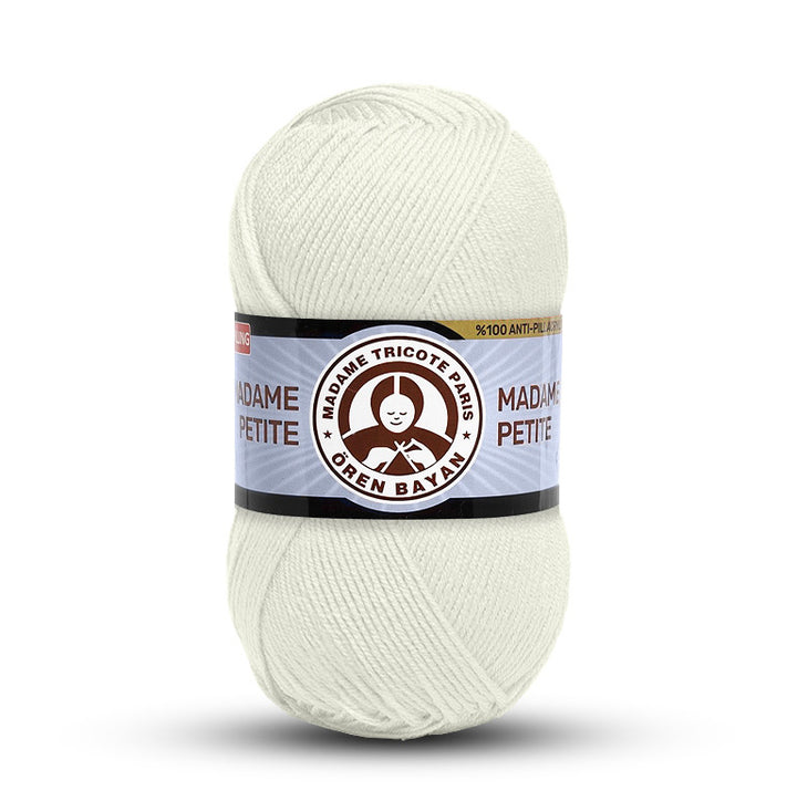 Madame Tricote Paris, Madame Petite Anti Pilling Hand Knitting Yarn, 100g, 100% Acrylic, 273 Yards, 5-Pack