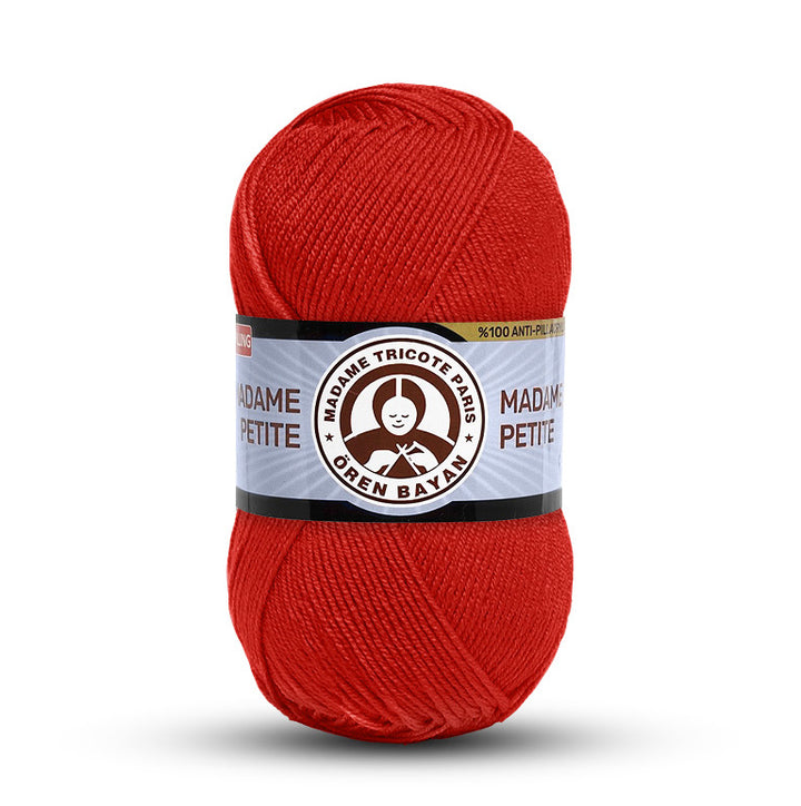 Madame Tricote Paris, Madame Petite Anti Pilling Hand Knitting Yarn, 100g, 100% Acrylic, 273 Yards