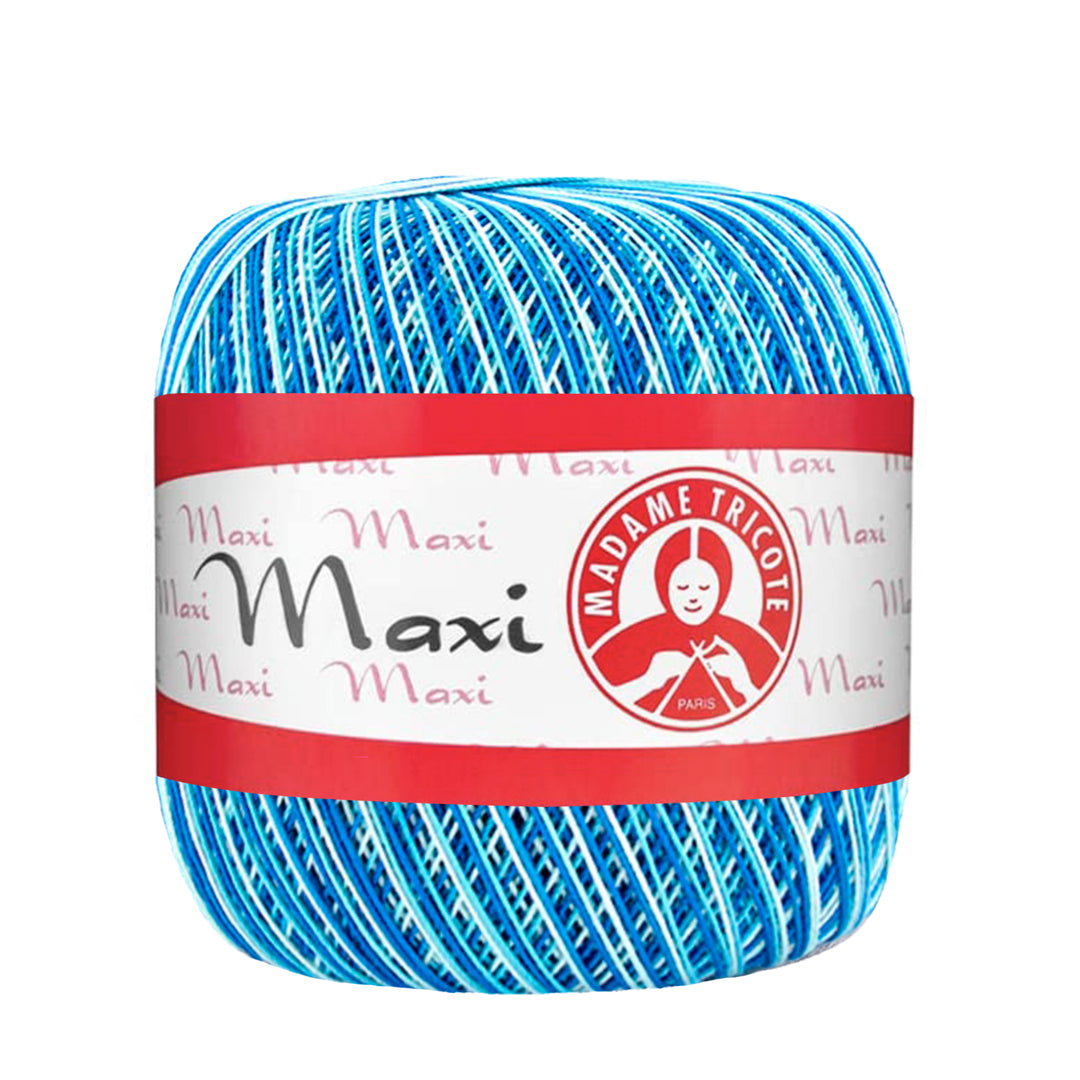 Madame Tricote,  Maxi,  Cotton 100%,  Handknitting Yarn, 100g, 565 meters, 6-Pack