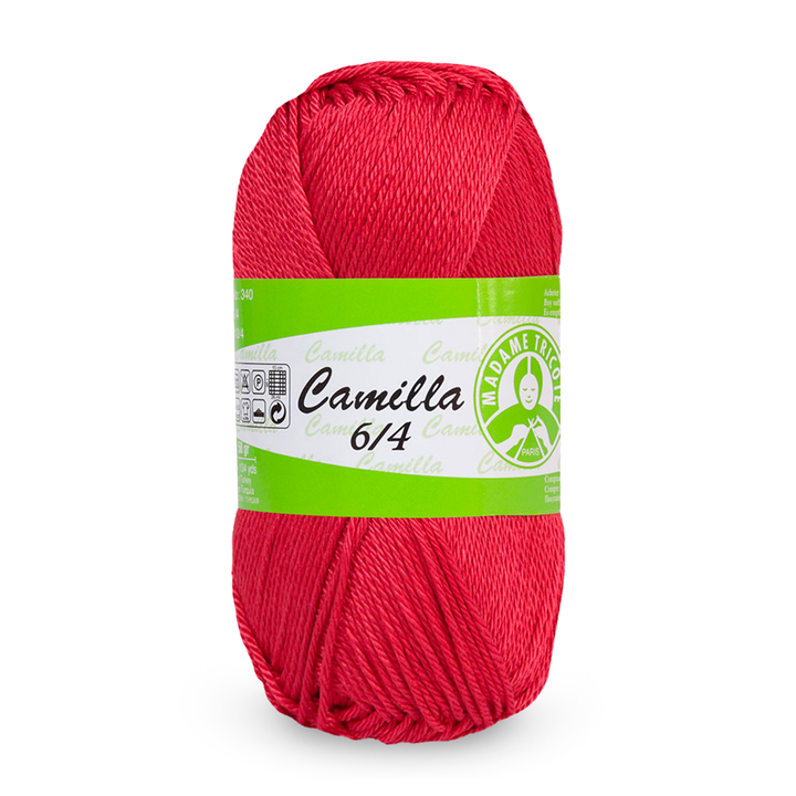 Madame Tricote Paris,  Camilla 6/4, Wool Cotton 100%,  Handknitting Yarn,  50g,  125 meters