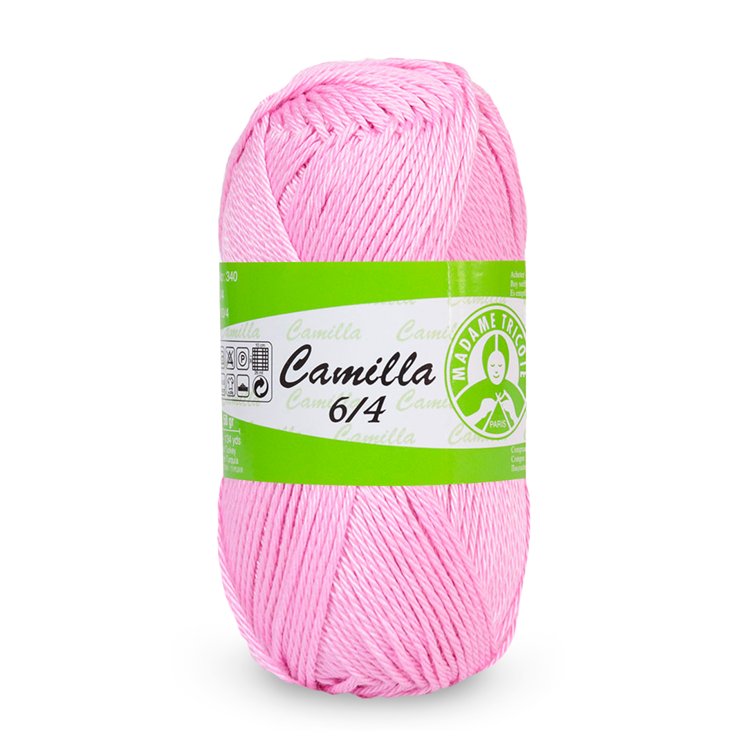 Madame Tricote Paris,  Camilla 6/4, Wool Cotton 100%,  Handknitting Yarn,  50g,  125 meters