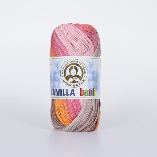 Madame Tricote Paris,  Camilla Batik,  Cotton 100%,  Handknitting Yarn,  100g,  274 yards