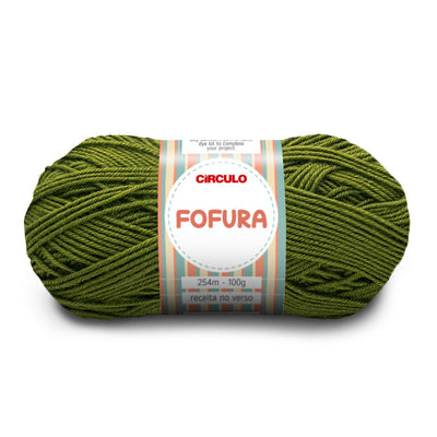 Círculo Fofura, 100% Acrylics Yarn, 100g, 394 Tex, 254 Meters, 1 Roll, 5-Pack