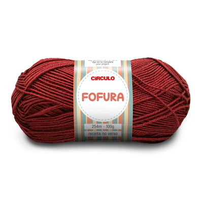 Círculo Fofura, 100% Acrylics Yarn, 100g, 394 Tex, 254 Meters, 1 Roll, 5-Pack