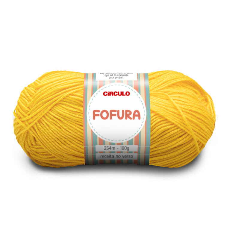 Círculo Fofura, 100% Acrylics Yarn, 100g, 394 Tex, 254 Meters, 1 Roll, 5-Pack