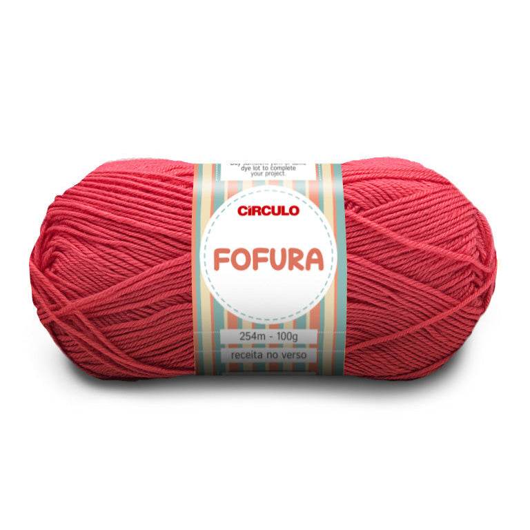 Círculo Fofura, 100% Acrylics Yarn, 100g, 394 Tex, 254 Meters, 1 Roll, 5-Pack