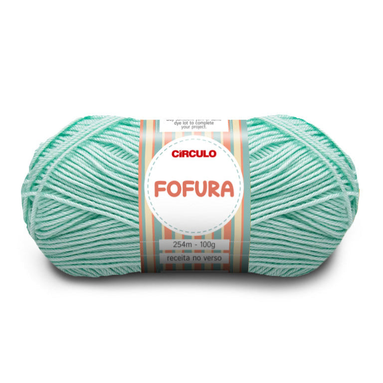 Círculo Fofura, 100% Acrylics Yarn, 100g, 394 Tex, 254 Meters, 1 Roll