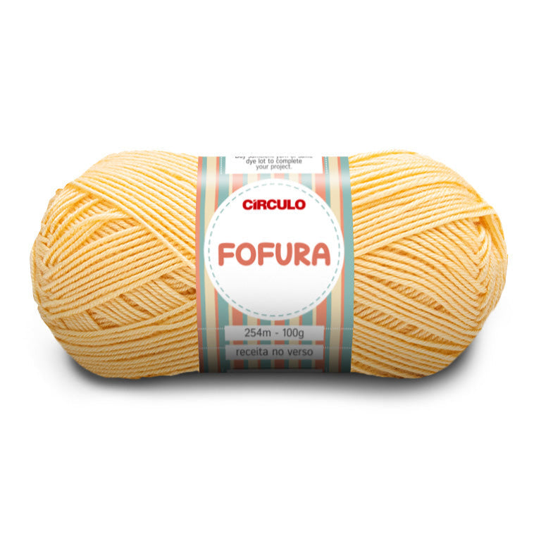 Círculo Fofura, 100% Acrylics Yarn, 100g, 394 Tex, 254 Meters, 1 Roll