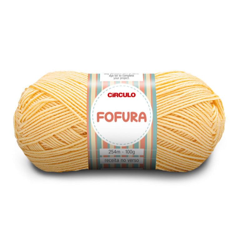 Círculo Fofura, 100% Acrylics Yarn, 100g, 394 Tex, 254 Meters, 1 Roll, 5-Pack