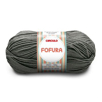 Círculo Fofura, 100% Acrylics Yarn, 100g, 394 Tex, 254 Meters, 1 Roll