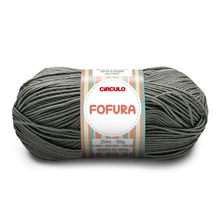 Círculo Fofura, 100% Acrylics Yarn, 100g, 394 Tex, 254 Meters, 1 Roll, 5-Pack