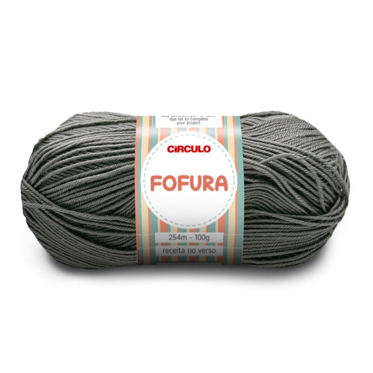 Círculo Fofura, 100% Acrylics Yarn, 100g, 394 Tex, 254 Meters, 1 Roll