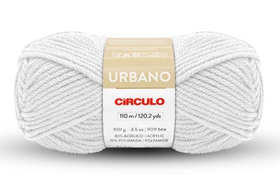 Urbano Knitting Yarn, Acrylic, 3.53 ounces, 120 yards, Aran (8 wpi), 5-Pack