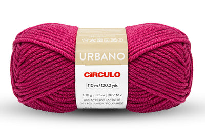 Urbano Knitting Yarn, Acrylic, 3.53 ounces, 120 yards, Aran (8 wpi), 5-Pack