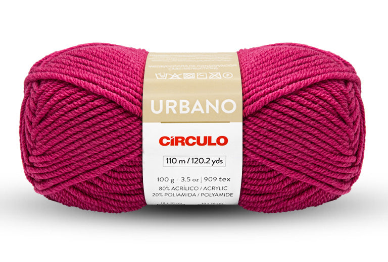 Urbano Knitting Yarn, Acrylic, 3.53 ounces, 120 yards, Aran (8 wpi), 5-Pack