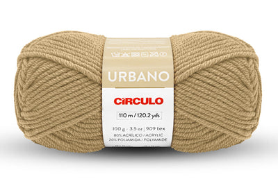 Urbano Knitting Yarn, Acrylic, 3.53 ounces, 120 yards, Aran (8 wpi), 5-Pack