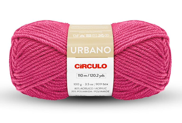 Urbano Knitting Yarn, Acrylic, 3.53 ounces, 120 yards, Aran (8 wpi), 5-Pack