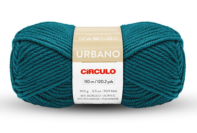 Urbano Knitting Yarn, Acrylic, 3.53 ounces, 120 yards, Aran (8 wpi), 5-Pack