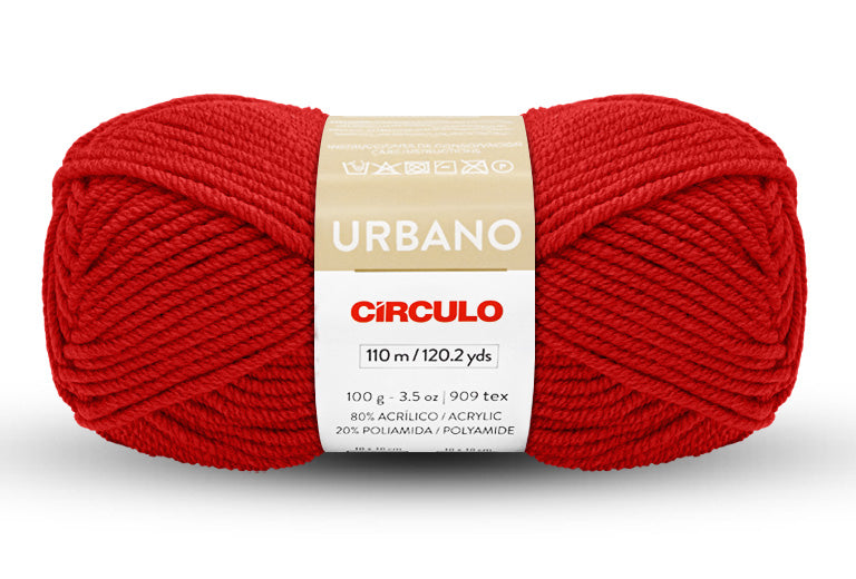 Urbano Knitting Yarn, Acrylic, 3.53 ounces, 120 yards, Aran (8 wpi), 5-Pack