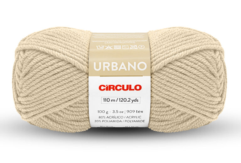 Urbano Knitting Yarn, Acrylic, 3.53 ounces, 120 yards, Aran (8 wpi), 5-Pack