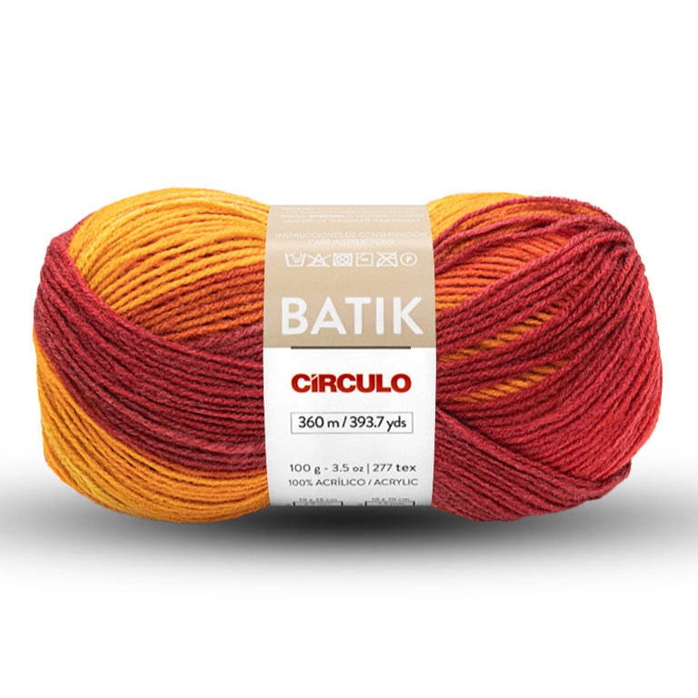 Batik Knitting Yarn, 100% Acrylic, 3.53 ounces, 394 yards, DK (11 wpi), 5-Pack