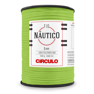 Circulo - Nautico Yarn, Premium Waterproof Cord 5mm 100% Polypropylene, 227 yds, 17.6 oz, Chunky, Special for Fashion Accessories, Bag and Decor in Crochet and Macramé