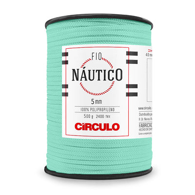 Circulo - Nautico Yarn, Premium Waterproof Cord 5mm 100% Polypropylene, 227 yds, 17.6 oz, Chunky, Special for Fashion Accessories, Bag and Decor in Crochet and Macramé