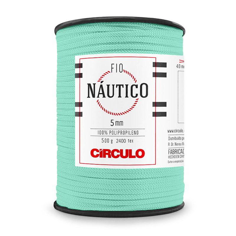 Circulo - Nautico Yarn, Premium Waterproof Cord 5mm 100% Polypropylene, 227 yds, 17.6 oz, Chunky, Special for Fashion Accessories, Bag and Decor in Crochet and Macramé